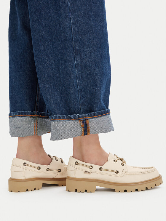 Clarks Sneakers Cleyhill Boat. 26187841 Écru