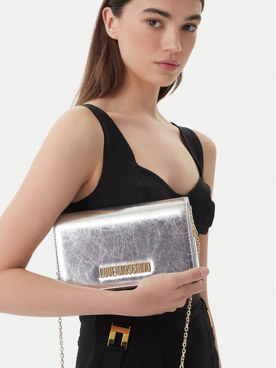 LOVE MOSCHINO Geantă JC4345PP0OKQ0902 Argintiu