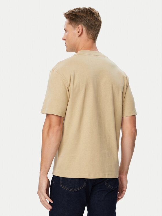 HUGO HUGO T-Shirt Dapolino 50488330 Beżowy Relaxed Fit