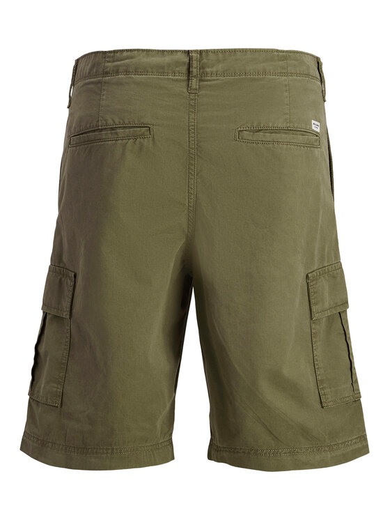 Jack & Jones Jack & Jones Pantalon scurți din material Cole 12292263 Verde Regular Fit
