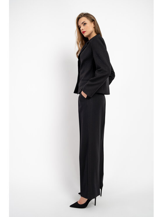 CLICK CLICK Sako 70-838 Čierna Casual Fit