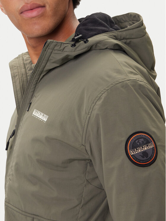 Napapijri Napapijri Μπουφάν μεταβατικό A-Tundra Wint 1 NP0A8928 Χακί Regular Fit