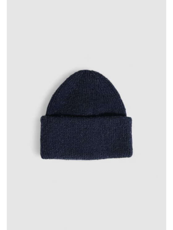 Pieces Pieces Berretto Pcpyron Lurex Hood Noos Bc Blu