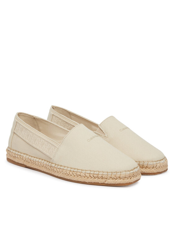 Calvin Klein Calvin Klein Еспадрили Espadrille Webbing Cv HM0HM02075 Екрю