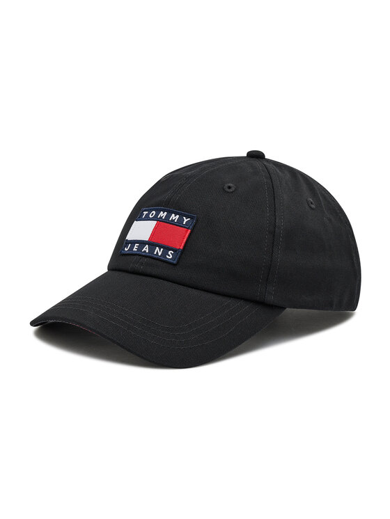 film game Discuss Tommy Jeans Șapcă Heritage Cap Print AM0AM07532 Negru • Modivo.ro