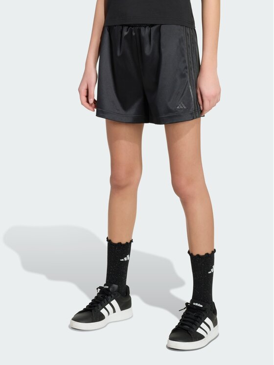 adidas adidas Szorty materiałowe 171123 Czarny Loose Fit