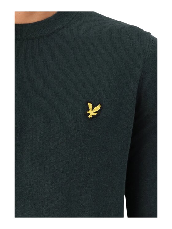 Lyle & Scott Lyle & Scott Sweter kn2110vc-w504 Zielony Regular Fit