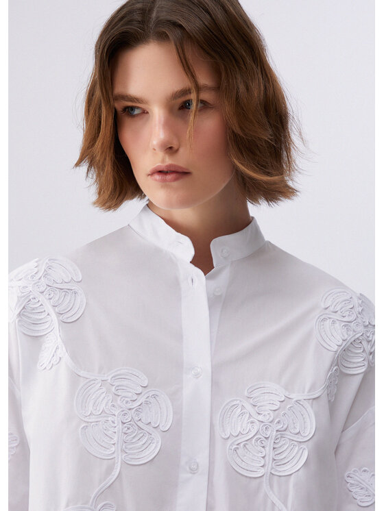 Liu Jo Liu Jo Camicia CA6170T039A11111 Bianco Loose Fit