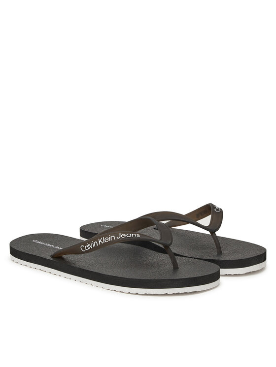 Calvin Klein Jeans Calvin Klein Jeans Japonki Thong+ Tpu YM0YM01265 Czarny