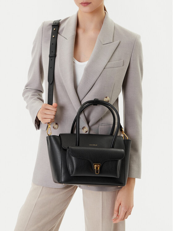 Coccinelle Coccinelle Handtasche T8A Coccinelledouble Beat E1 T8A 18 02 01 Schwarz