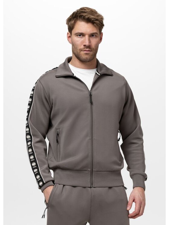 PITBULL PITBULL Bluza POWERS Brązowy Regular Fit