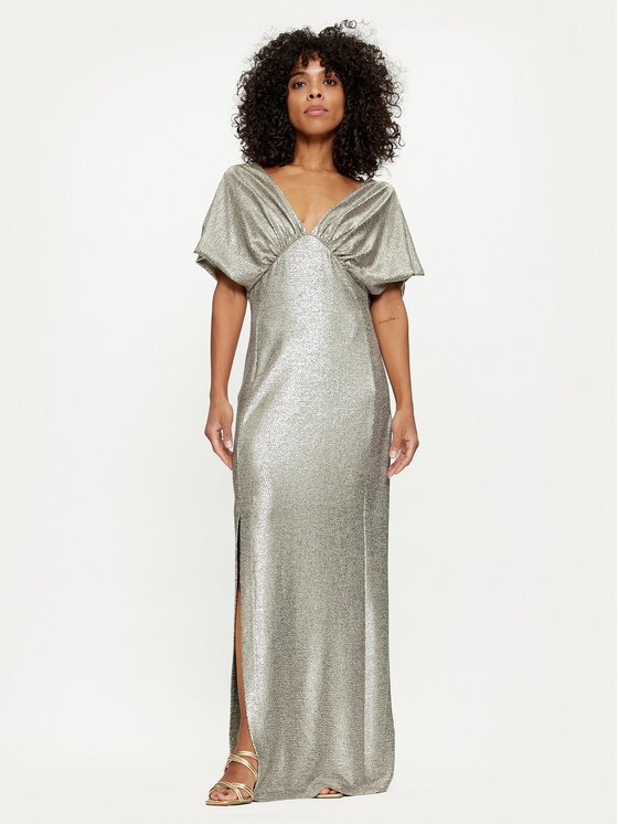 Lola Casademunt by Maite Lola Casademunt by Maite Večernja haljina MS2416014 Zlatna Regular Fit