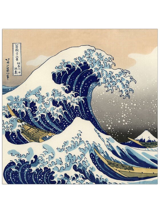 Dekoracja ścienna Artopweb, A big wave off Kanagawa