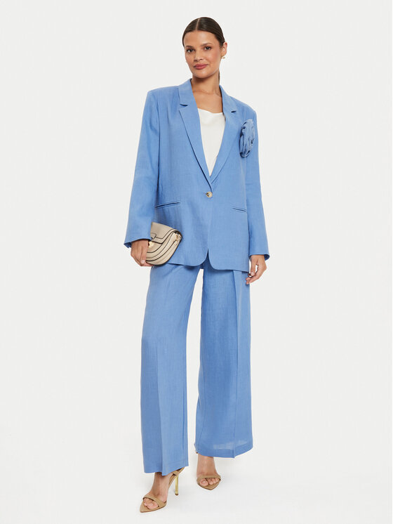 ViCOLO ViCOLO Hlače TB0793 Plava Regular Fit