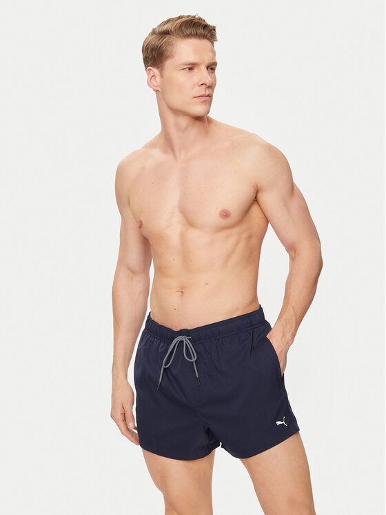 Puma Puma Szorty kąpielowe 907658 Granatowy Regular Fit