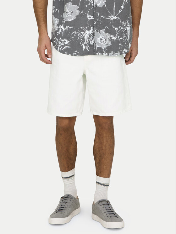 Only & Sons Only & Sons Džínsové šortky Fade 22031662 Biela Loose Fit