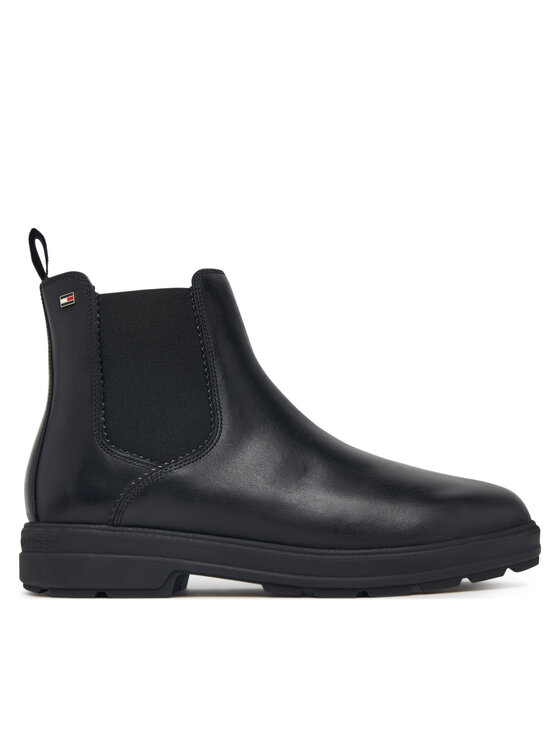 Tommy Hilfiger Tommy Hilfiger Poolsaapad Th Flag Outdoor Chelsea Boot FW0FW09573 Must