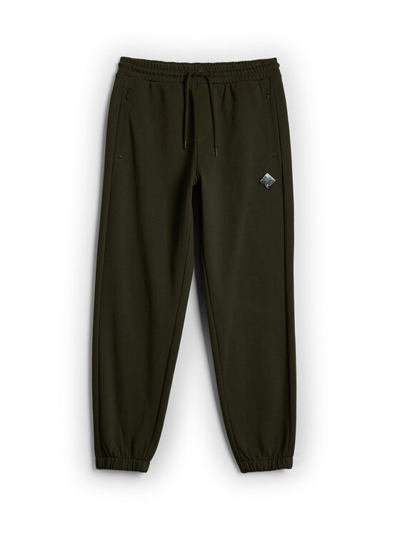 4F 4F Spodnie dresowe OVERLAND Khaki Regular Fit