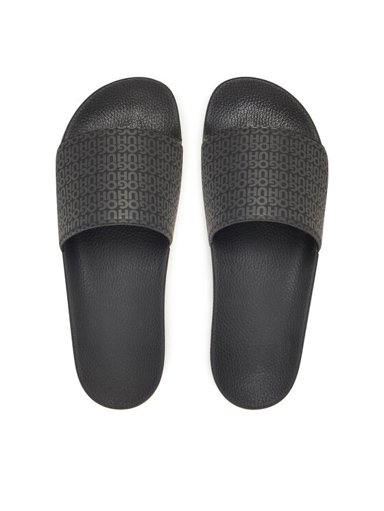 HUGO HUGO Pantoletten Timein Slid Mn 50548063 Schwarz