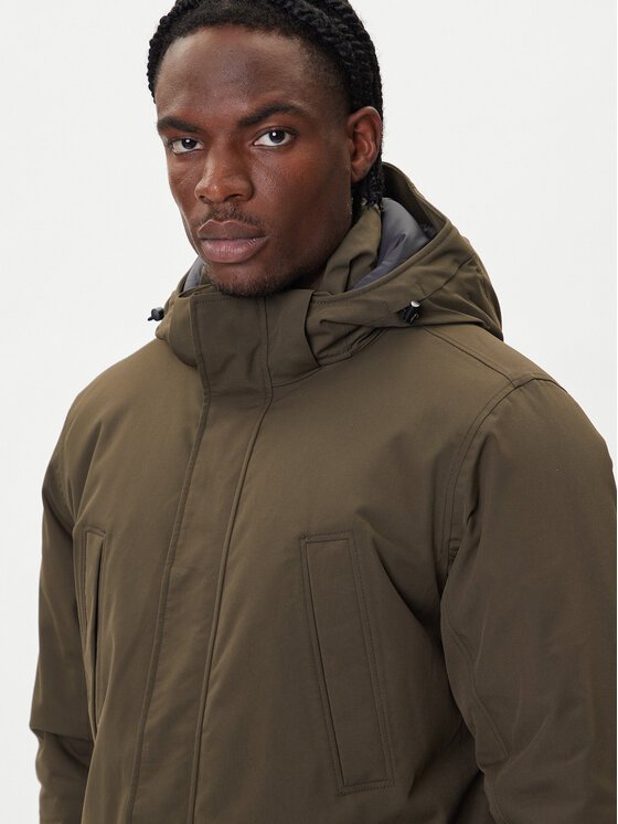 Jack Wolfskin Jack Wolfskin Parka Canyon Shield A65119 Zöld Regular Fit