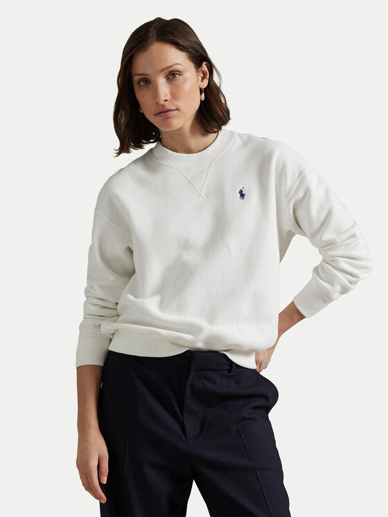 Polo Ralph Lauren Polo Ralph Lauren Hanorac 211971697001 Alb Relaxed Fit