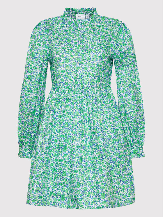 Vila Vila Повсякденна сукня Flow 14077432 Зелений Regular Fit