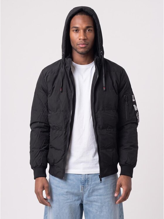 MyStars MyStars Kurtka bomber 133281 Czarny Regular Fit