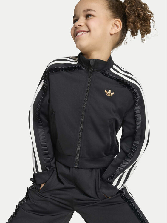 adidas adidas Melegítő Firebird Loose Tracksuit KR6591 Fekete Regular Fit