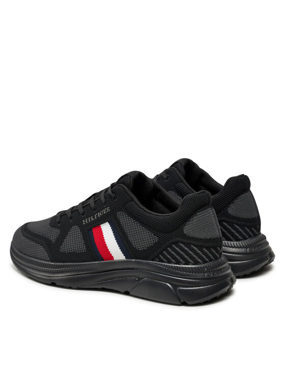 Tommy Hilfiger Tommy Hilfiger Сникърси Modern Runner Knit Evo Ess FM0FM05245 Черен