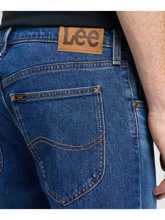 Lee Lee Jeansy 112350159 Niebieski Regular Fit