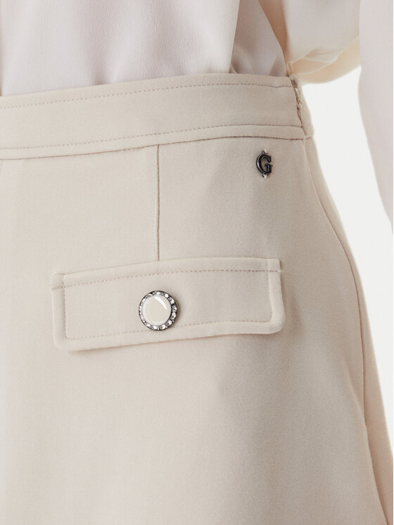 Guess Guess Minirock W6RD57 KCMU2 Beige Classic Fit