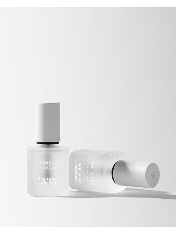 INGLOT INGLOT High Gloss Playinn Top coat Bezbarwny