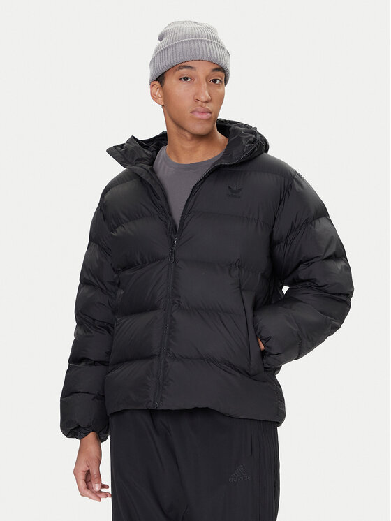 adidas adidas Vatovaná bunda Tonal JX4123 Černá Regular Fit