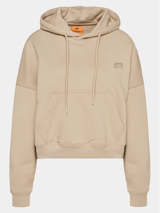 Alpha Industries Alpha Industries Majica dugih rukava Essentials 146041 Bež Relaxed Fit