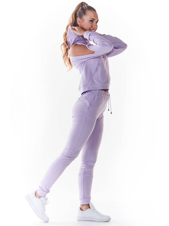 Infinite You Infinite You Bluza M239 Fioletowy Basic Fit