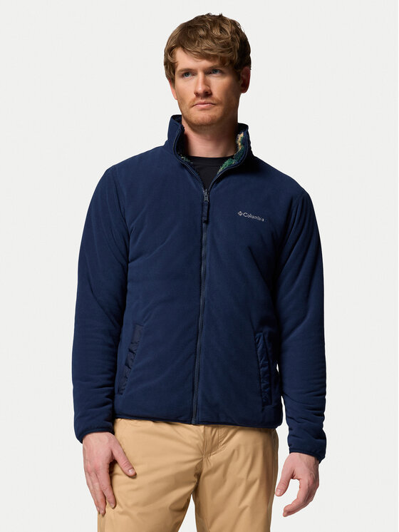 Columbia Columbia Fleecová mikina Winter Pass™ Reversible 2135651 Modrá Regular Fit