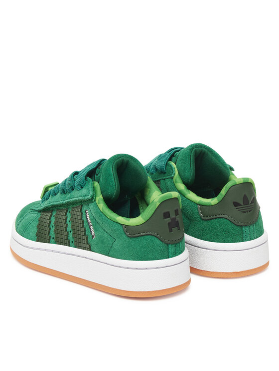 adidas adidas Sneakersy Campus 00S Comfort Closure Elastic Lace X Minecraft JS3788 Zelená