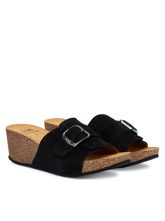 Scholl Scholl Plätud Tropica Buckle Med. MF00880 Must