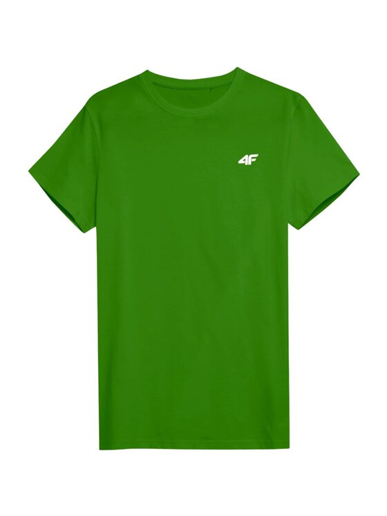 4F 4F T-Shirt 4FWSS26TTSHM4483-41S Zielony Regular Fit