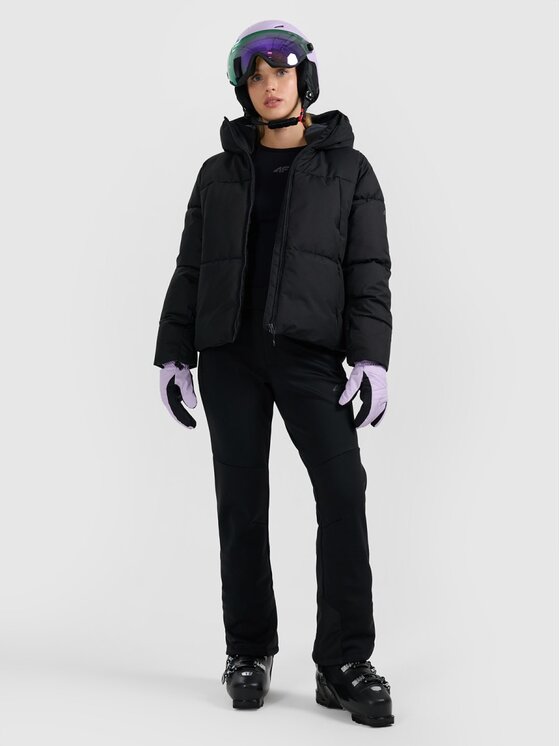 4F 4F Kurtka narciarska SKIWEAR Czarny Regular Fit