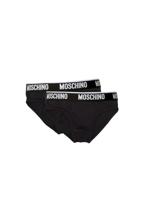 MOSCHINO MOSCHINO Set di slip classici 2pack moschino black Nero