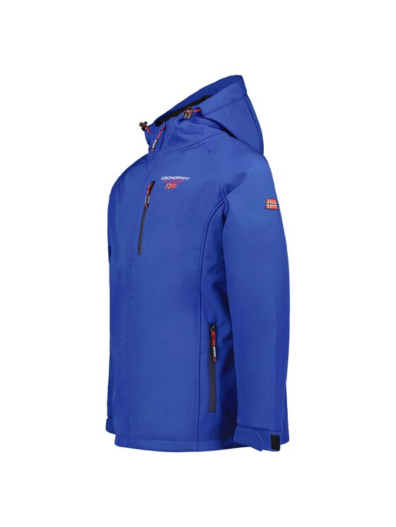 Geographical Norway Geographical Norway Kurtka softshell WY1163H/GN-ROYAL BLUE Niebieski Regular Fit