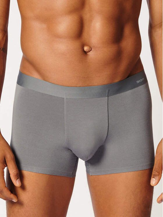 Skiny Skiny Bokserki 81431 Srebrny
