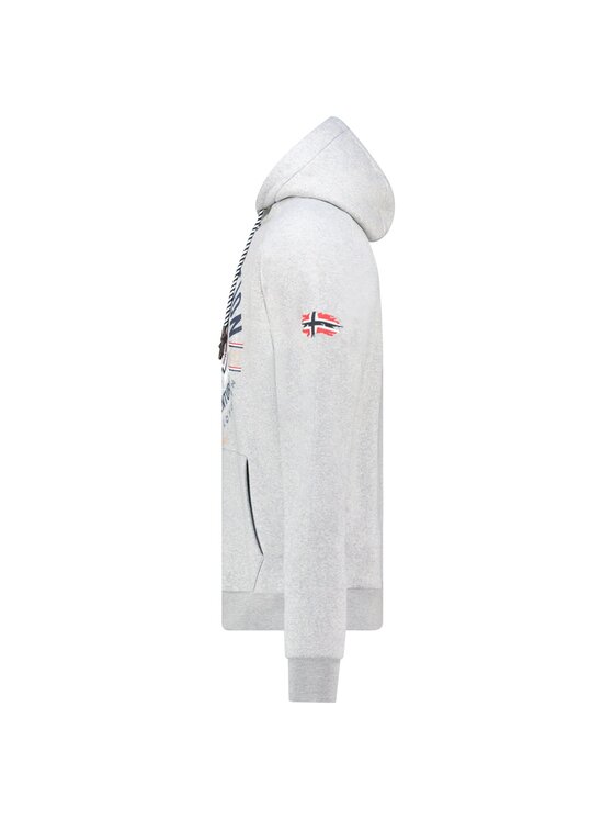 Geographical Norway Geographical Norway Bluza WZ3019H/GN-Blended Grey Szary Regular Fit