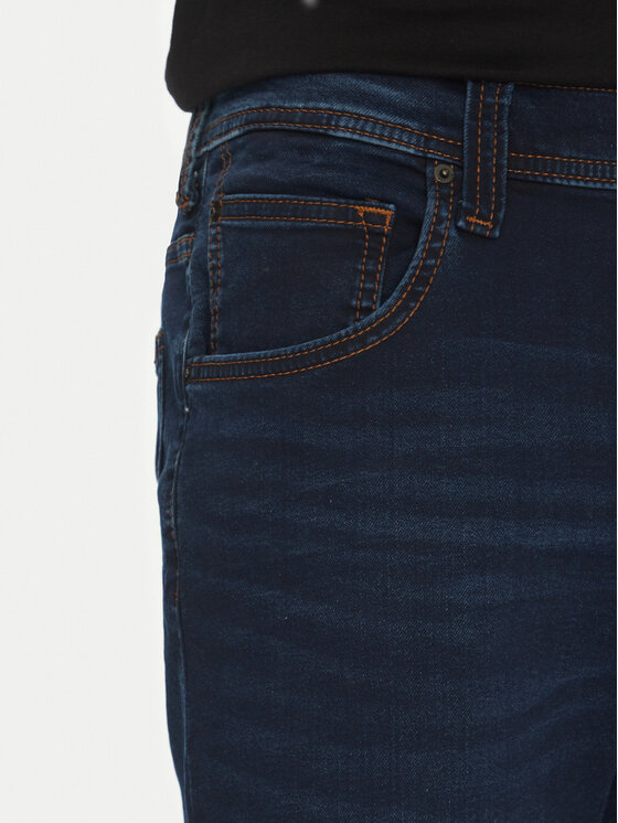 Mustang Mustang Jeans kratke hlače Chicago Z 1016349 Mornarsko modra Slim Fit