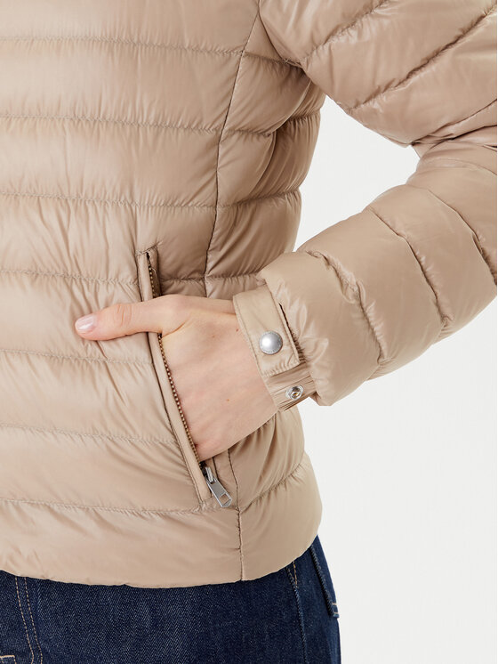 Tommy Hilfiger Tommy Hilfiger Kurtka puchowa WW0WW46788 Beżowy Regular Fit