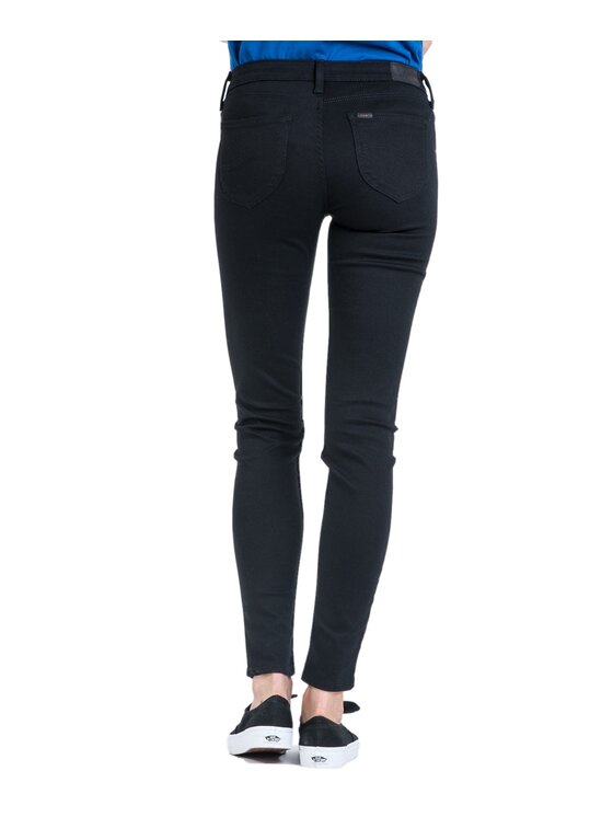 Lee Lee Jeansy L526FS47 Czarny Skinny Fit