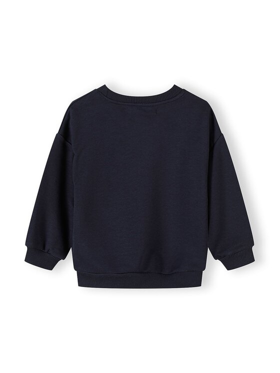 minoti minoti Bluza 29FLEECE200 Granatowy Regular Fit