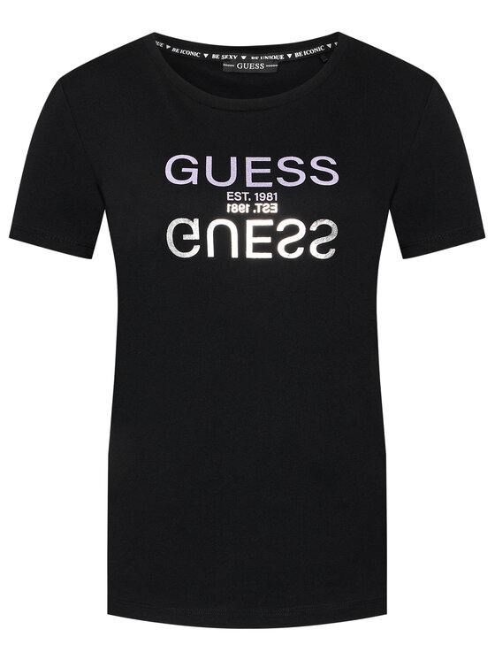 Guess T Shirt Glenna W1gi0c I3z11 Crna Regular Fit Modivo Hr