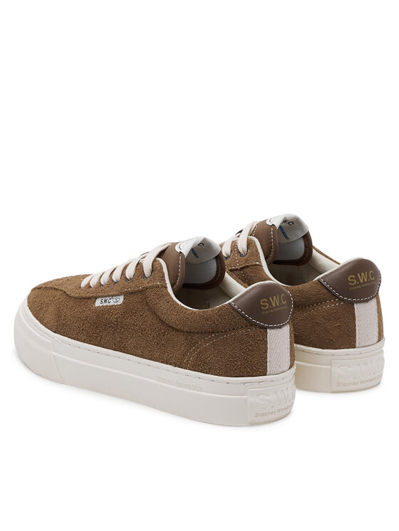S.W.C Stepney Workers Club S.W.C Stepney Workers Club Tenis superge Dellow 02 Cup Suede YA22205 Rjava